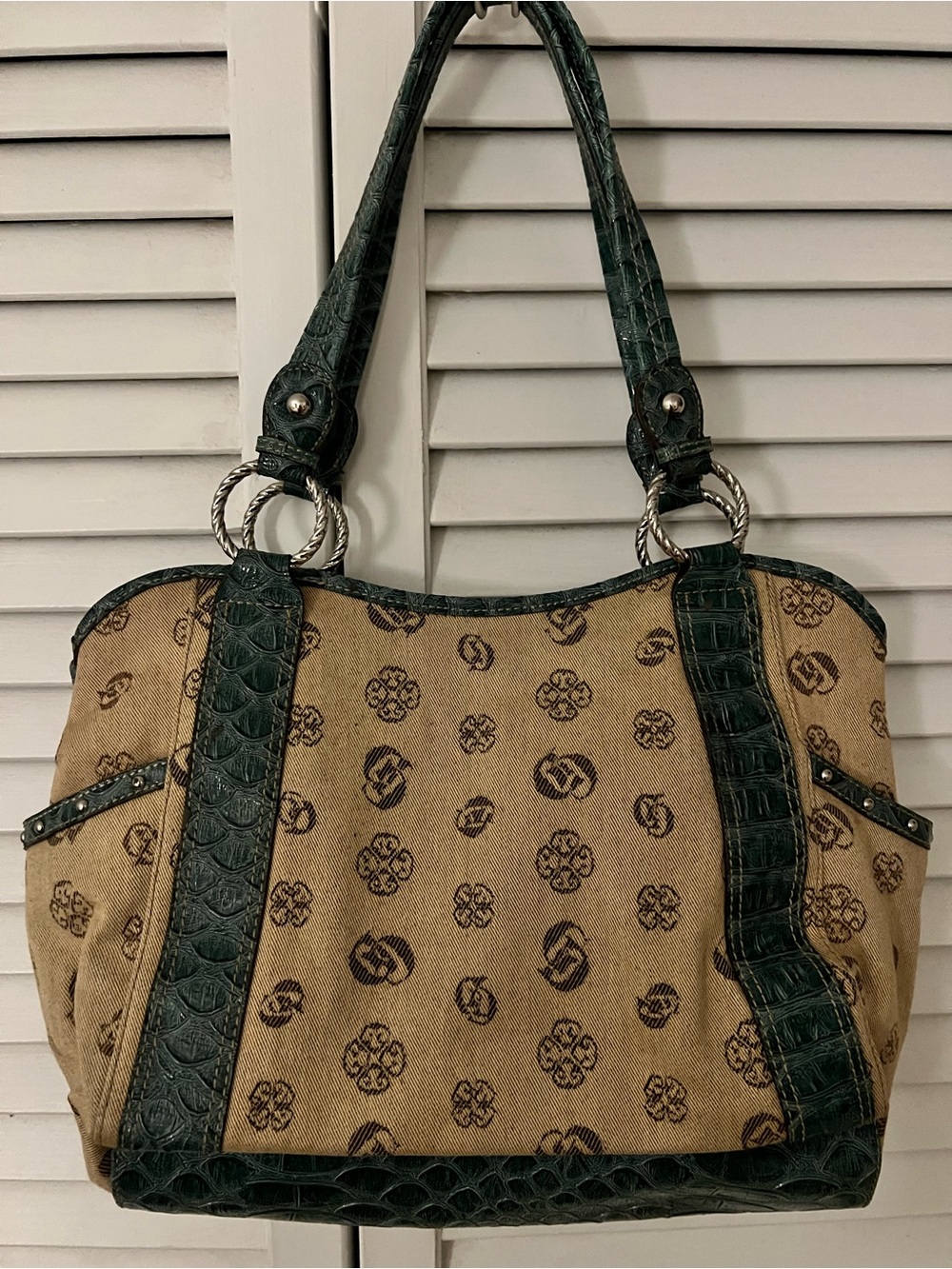 Vintage Y2K Genna De Rossi monogram shoulder bag CLEAN - Picture 10 of 10